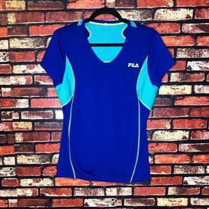 Large Fila Mesh Active Shirt